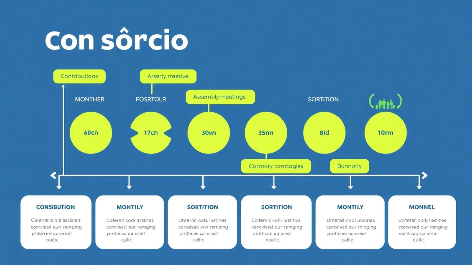como funciona consorcio timeline