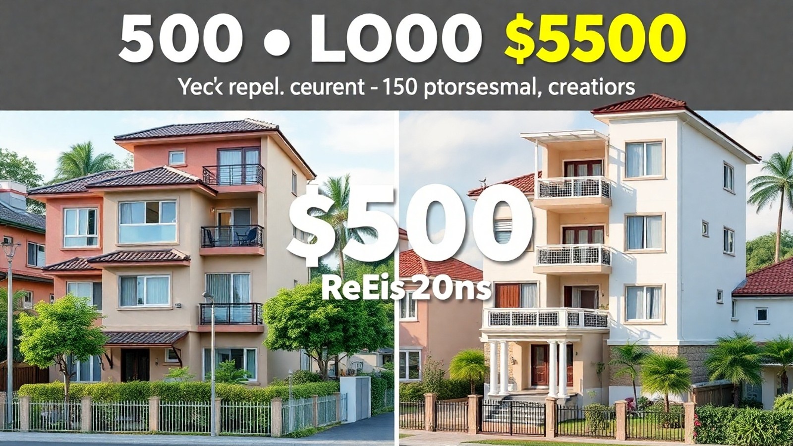 comparativo casas 500 mil