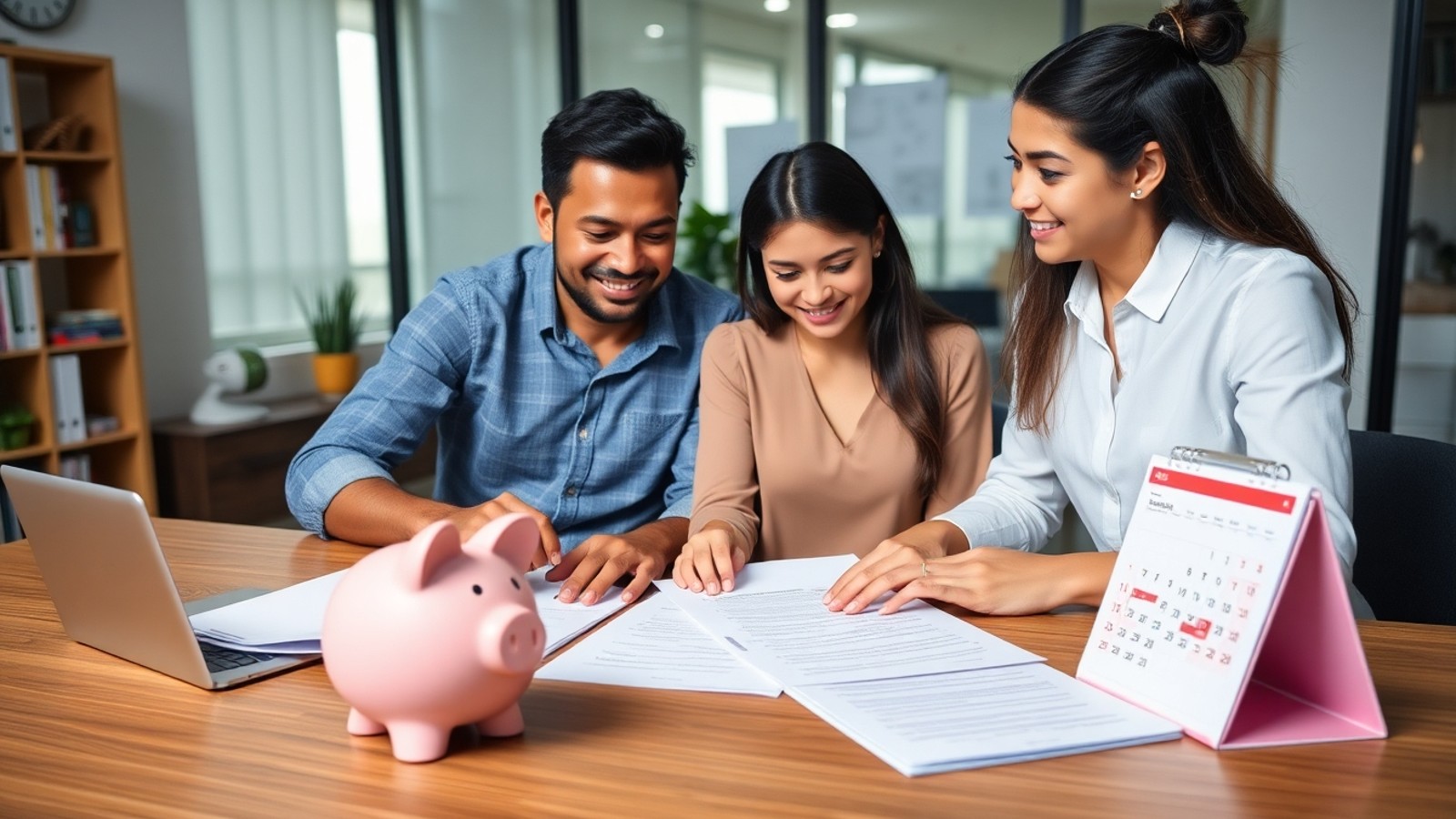 familia planejando consorcio