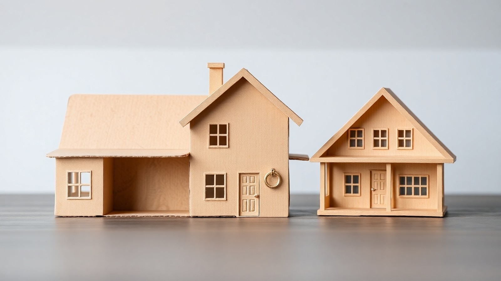casinha de papelao comparativo de modelos