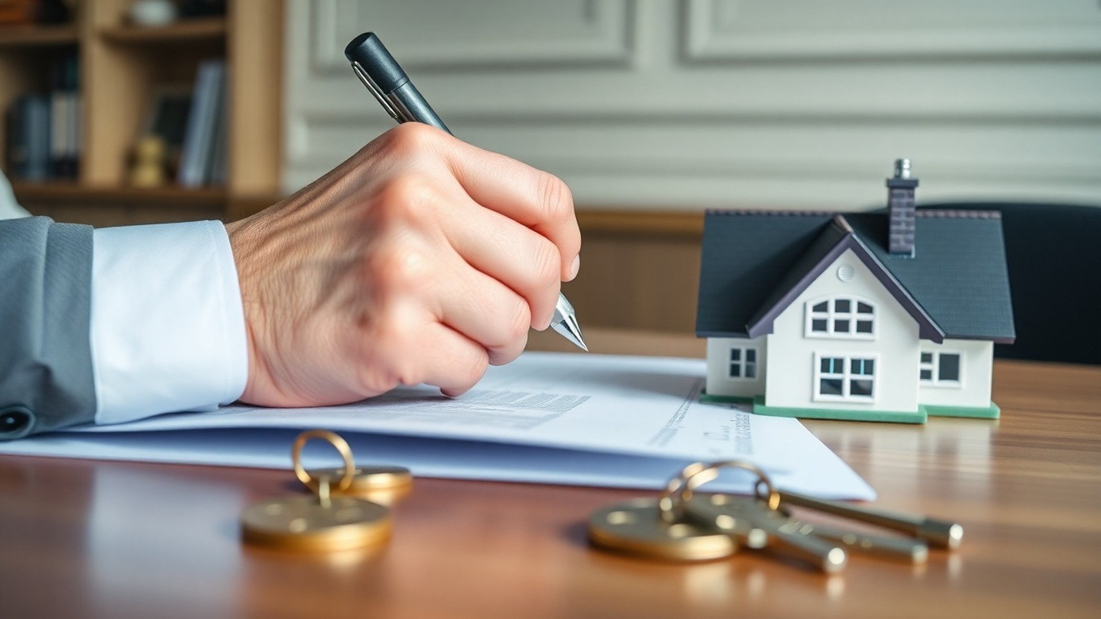 assinatura contrato financiamento imovel