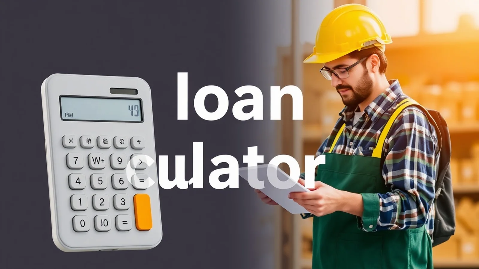 trabalhador calculando emprestimo salario minimo