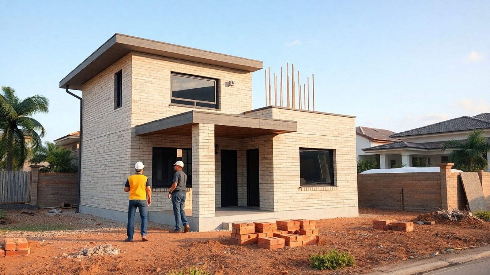construcao de casa em terreno financiado
