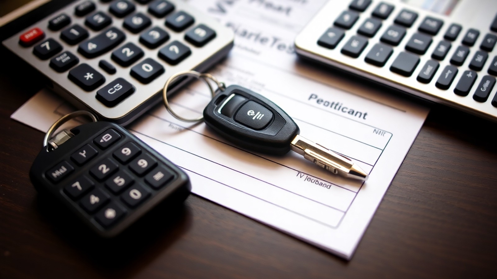 documentos e chave para refinanciar carro