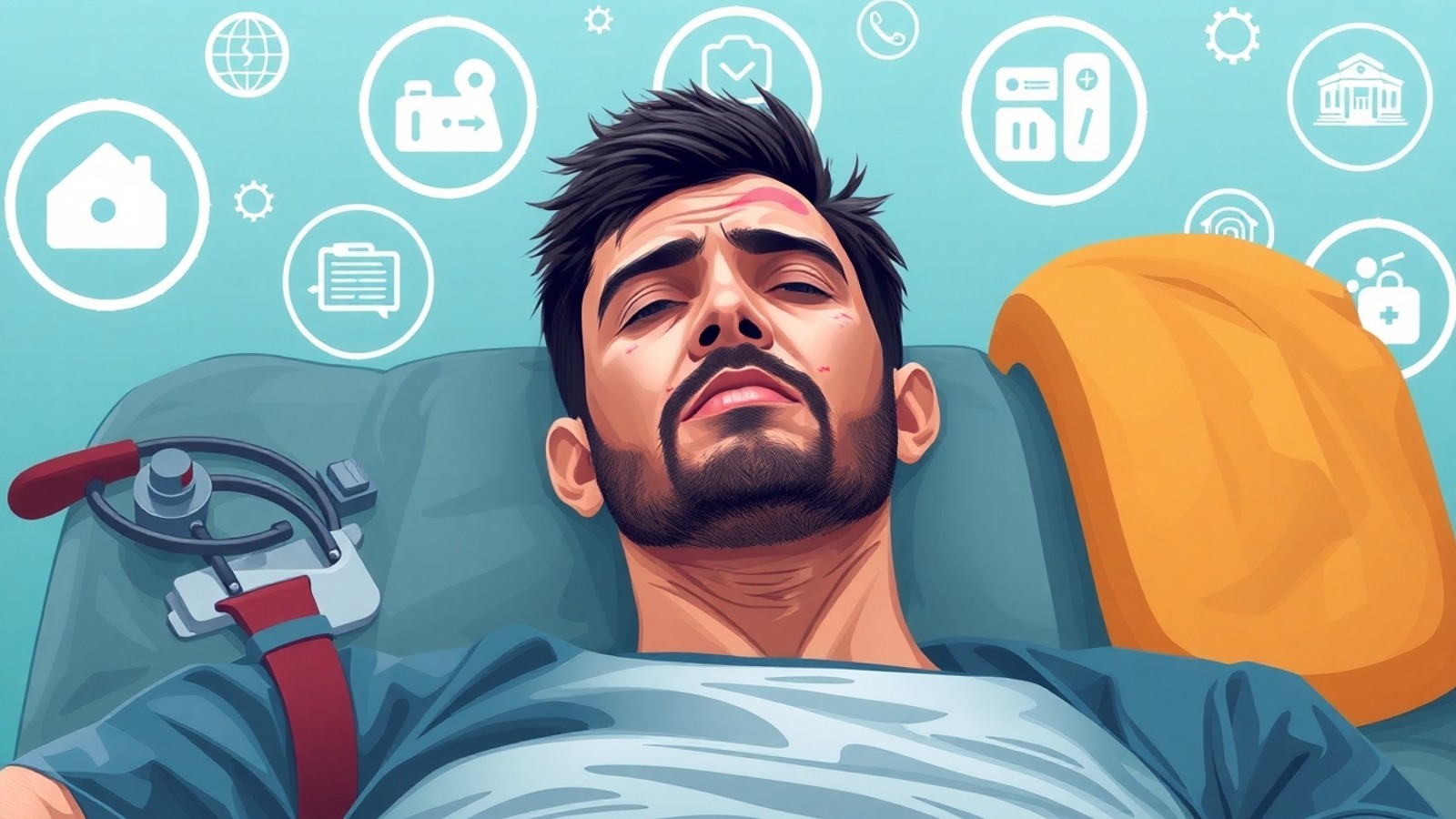 assistencia medica seguro acidente